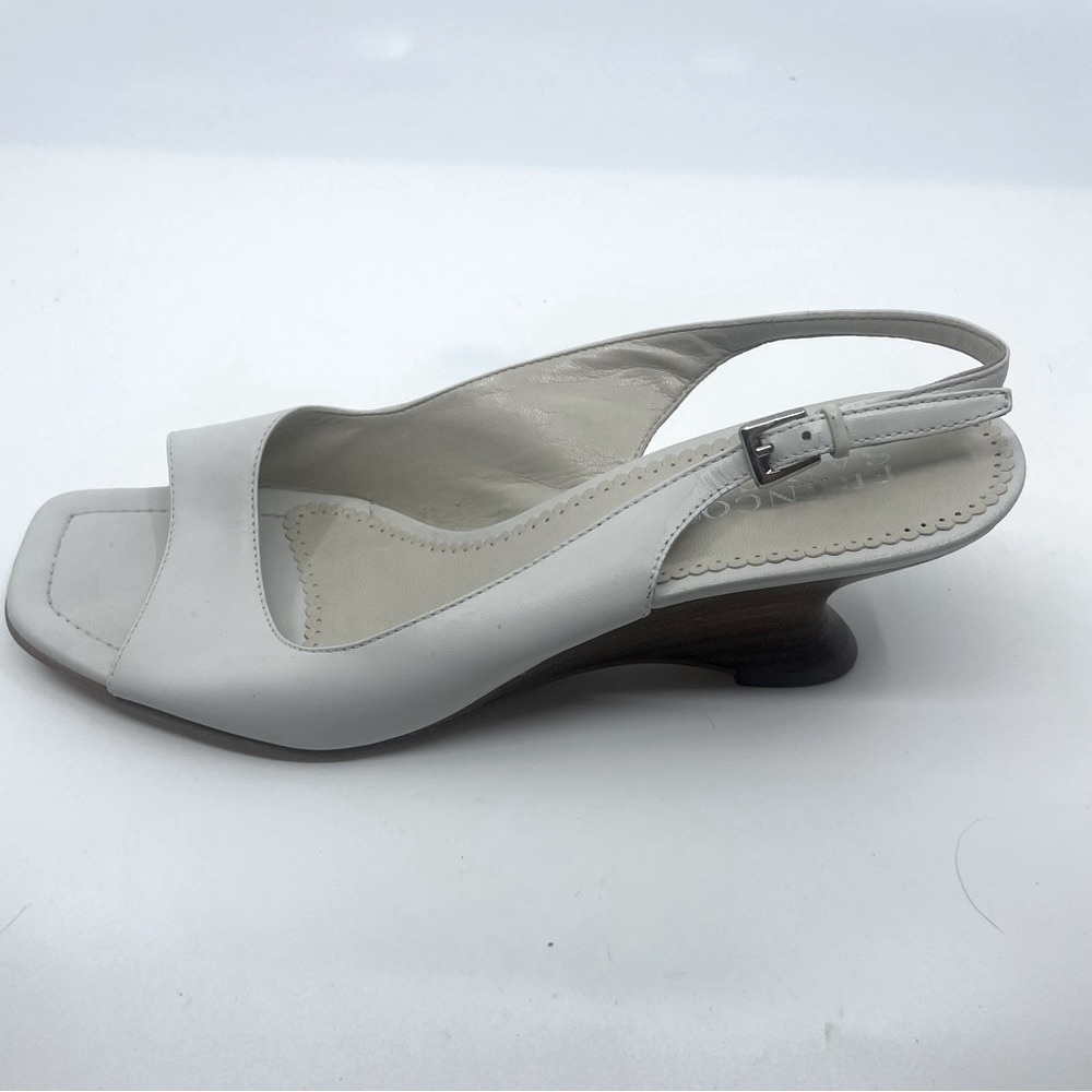 Franco Sarto Cream Platform Slingback Sandals - Picture 2 of 6